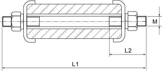 MJG矩形母线距离垫_变电金具_产品中心_五五世纪电气集团