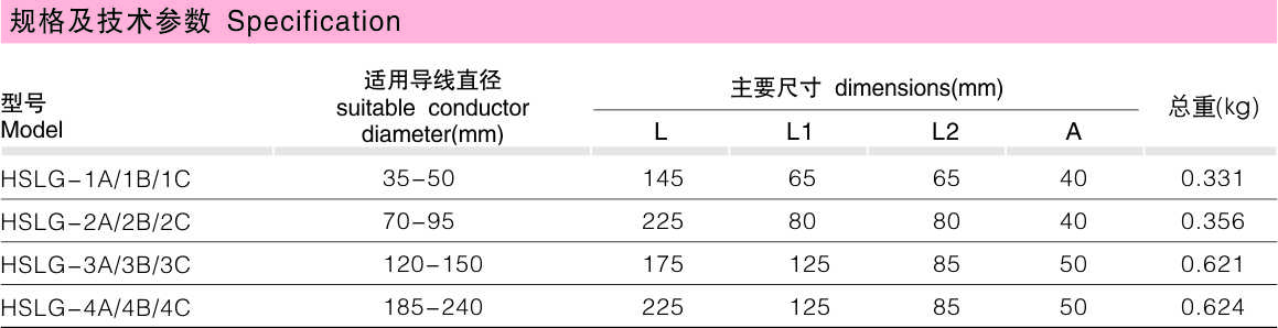 HSLG冷压焊铜铝过渡装备线夹_变电金具_产品中心_五五世纪电气集团