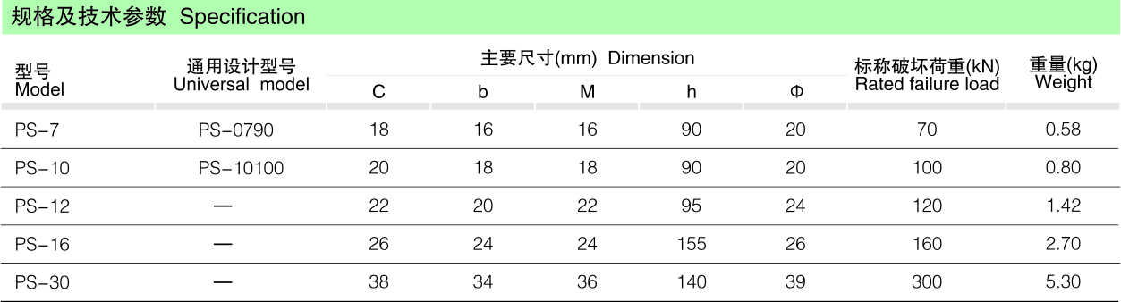 PS型挂板_线路金具_产品中心_五五世纪电气集团