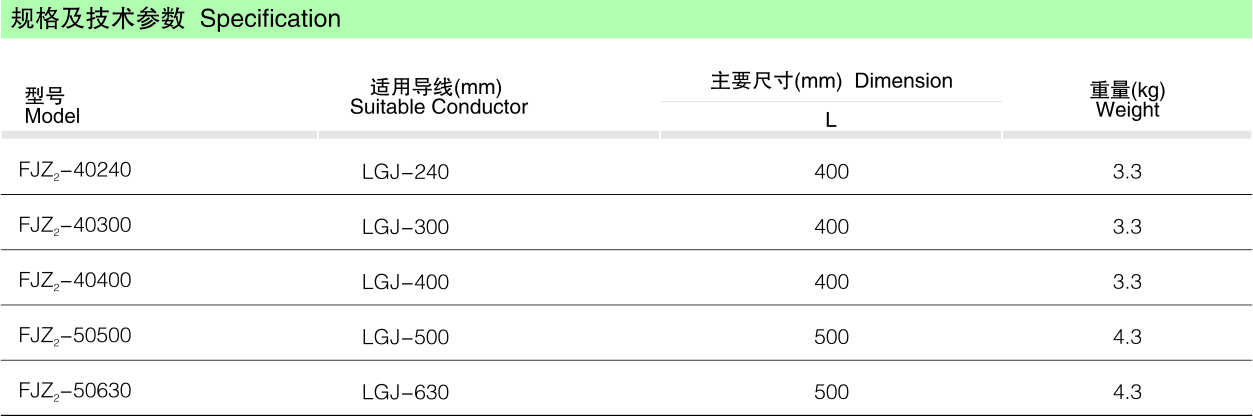 FJZ两破碎阻尼距离棒_线路金具_产品中心_五五世纪电气集团