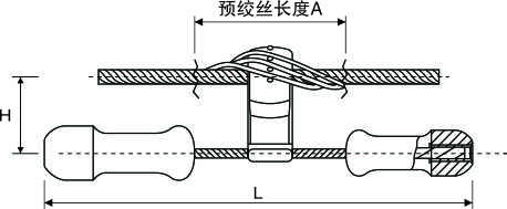 FRYJ预绞式线夹非对称型音叉式防振锤_线路金具_产品中心_五五世纪电气集团