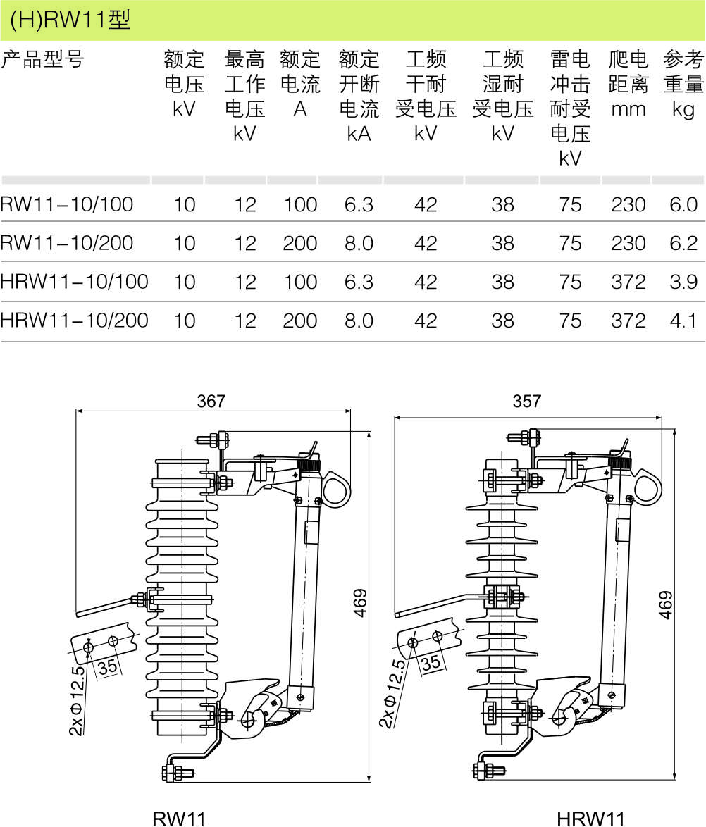 （H）RW11型_跌落式熔断器_产品中心_五五世纪电气集团