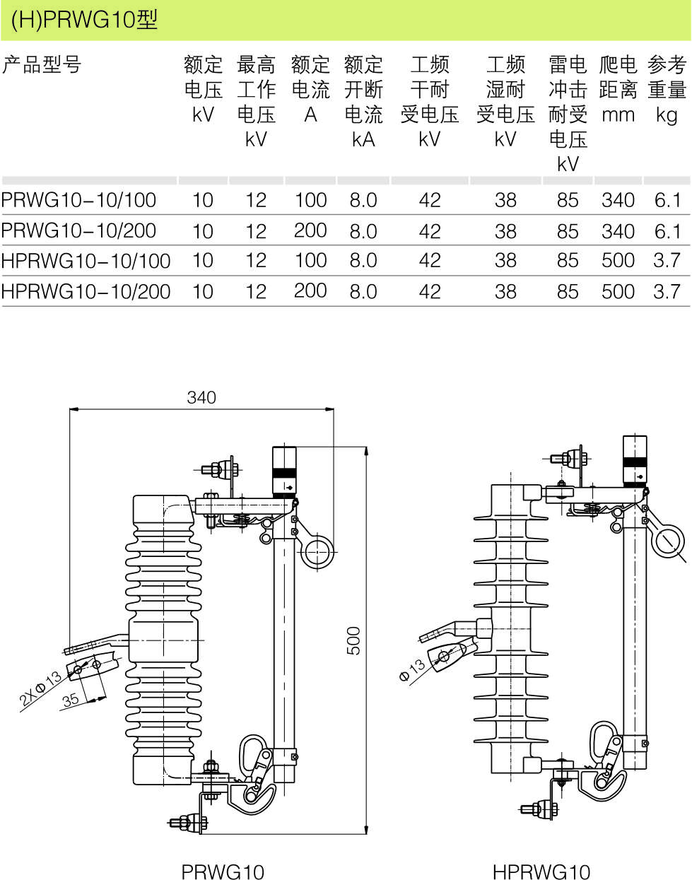（H）PRWG10型_跌落式熔断器_产品中心_五五世纪电气集团