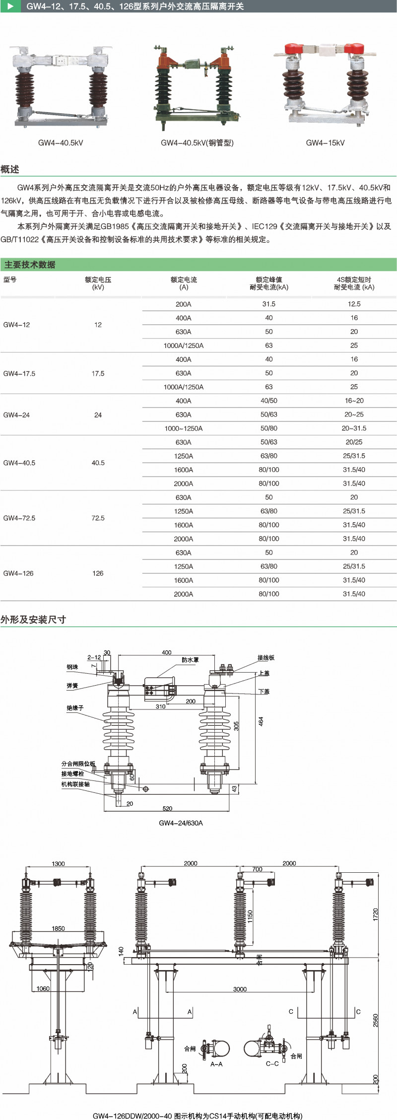 户外交流高压隔脱离关_隔脱离关_产品中心_五五世纪电气集团