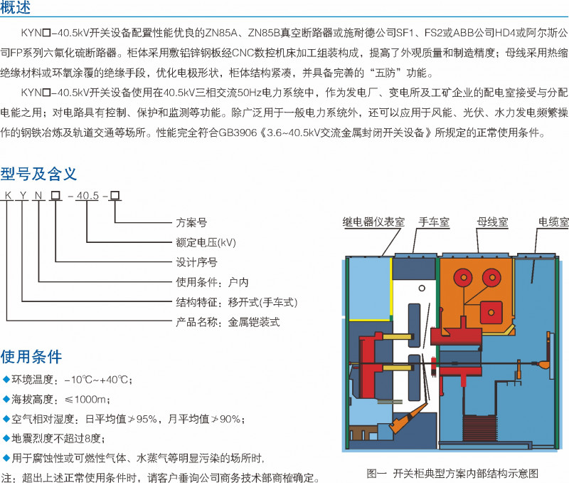 KYN-40.5kV交流金属关闭开关装备_铠装移开式开关装备_产品中心_五五世纪电气集团