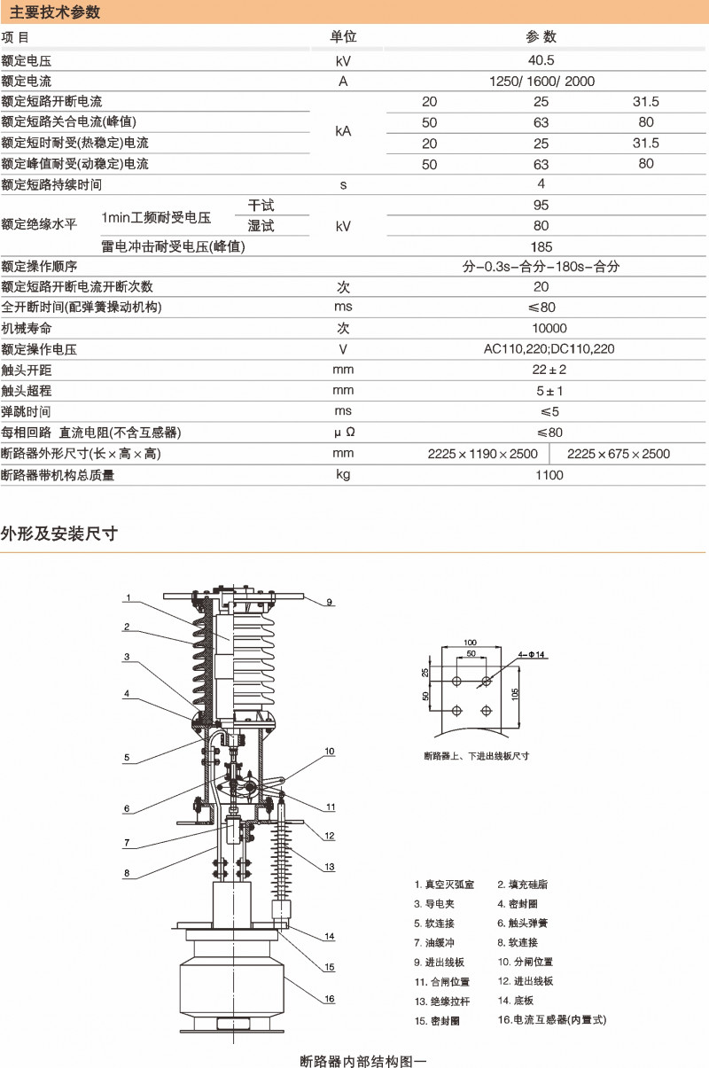 ZW7-40.5高压真空断路器_真空断路器_产品中心_五五世纪电气集团
